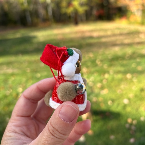 5/$25 Festive Santa Ornament with Red and White Accents 🐿️ - Picture 3 of 8